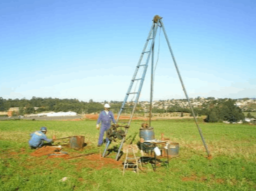 perfurações rasas perfurações profundas construção Sorocaba