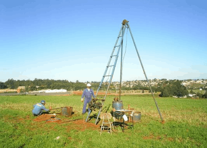 perfurações rasas perfurações profundas construção Sorocaba